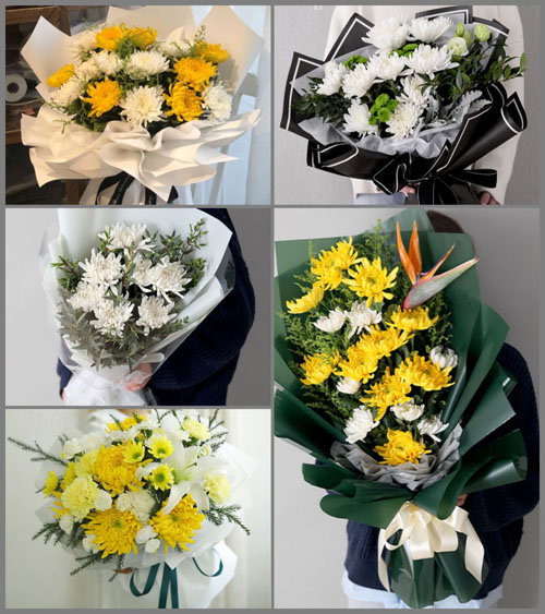 贵州毕节市纳雍县王家寨镇大冲村白事花束代送